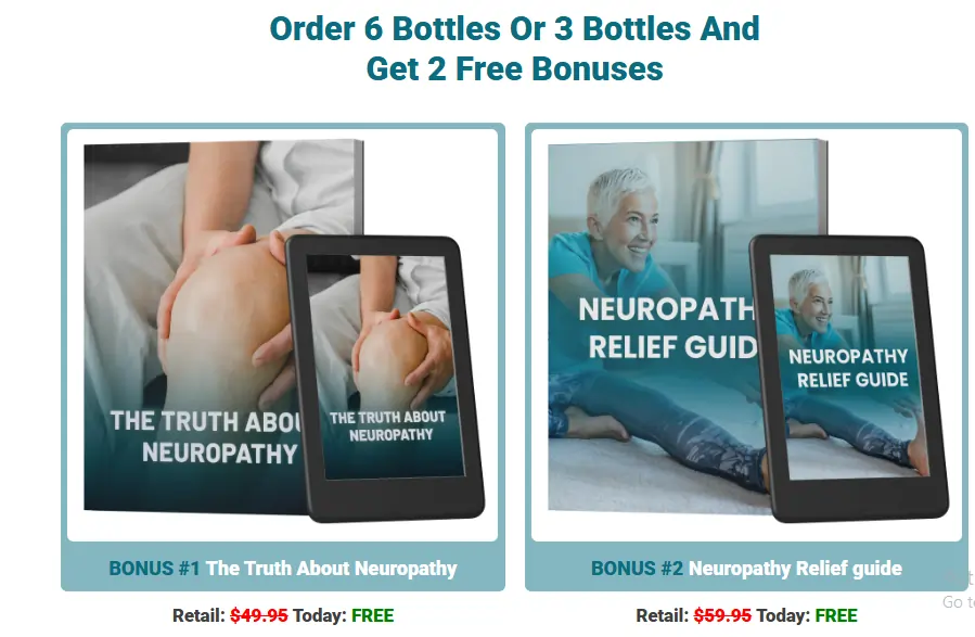 3 FREE BOUNUSES IN 6 BOTTLE